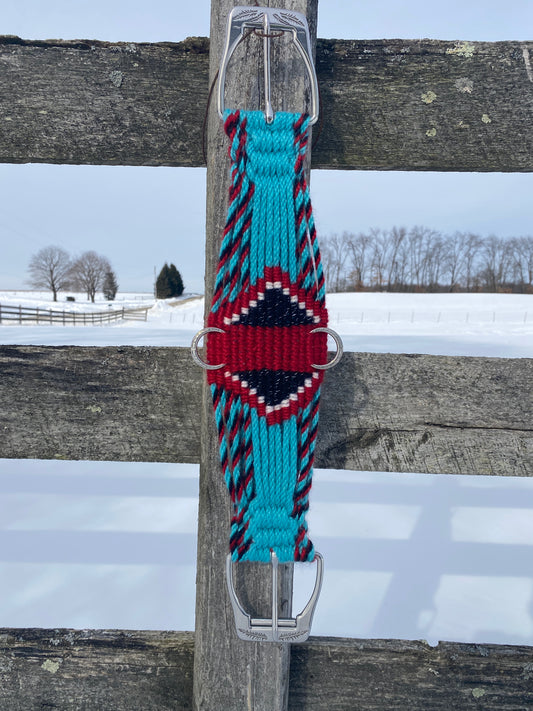 24” Western Cinch - Diamond Turquoise Trail